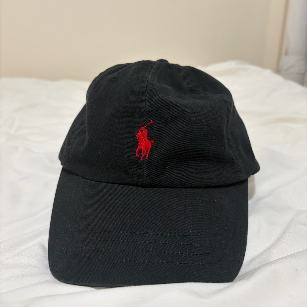 Black and Red Polo Ralph Lauren Hat
